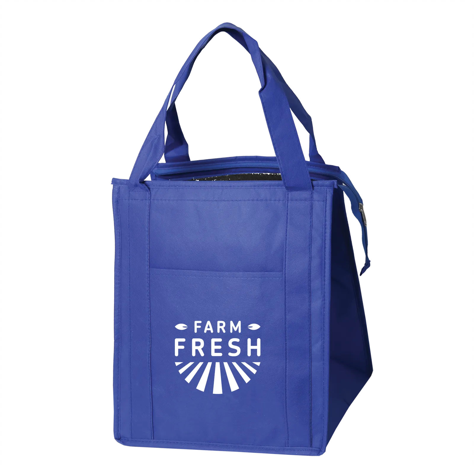 Laminated Non-Woven Landscape Tote Horizontal Shopping - 15.75 x 17.69 x 6.69 in - product view 4