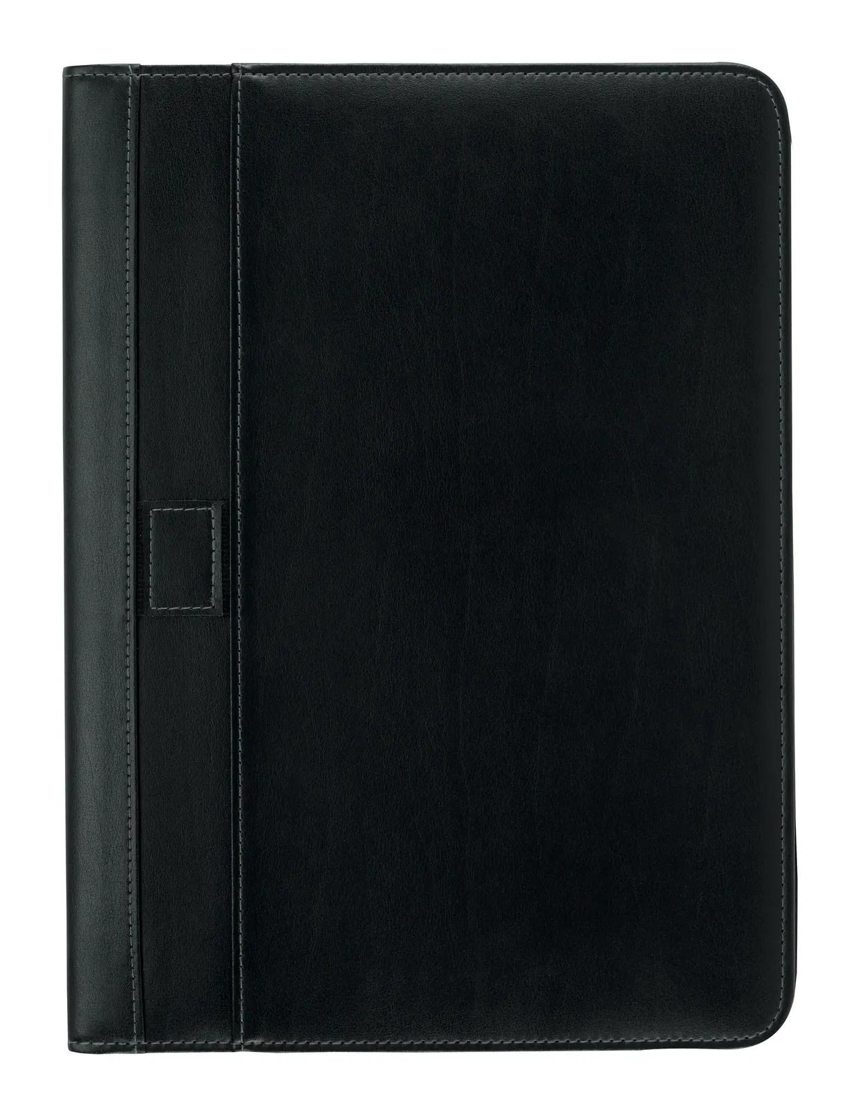 Vintage Style Padfolio PVC Contrast Stitching - 13.125 x 9.625 x 0.625 in - product view 2