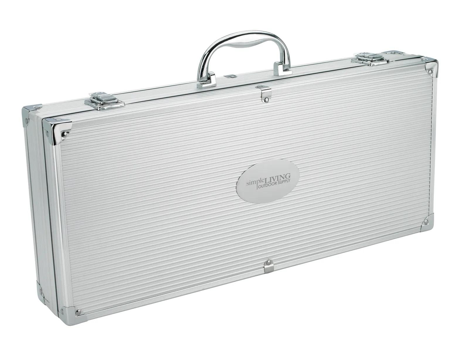 BBQ Grilling Tool Set Aluminum Case Stainless Steel - 10 Piece - product view 6