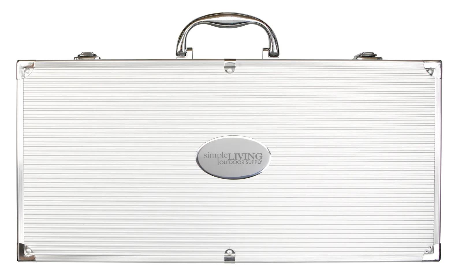 BBQ Grilling Tool Set Aluminum Case Stainless Steel - 10 Piece - product view 7