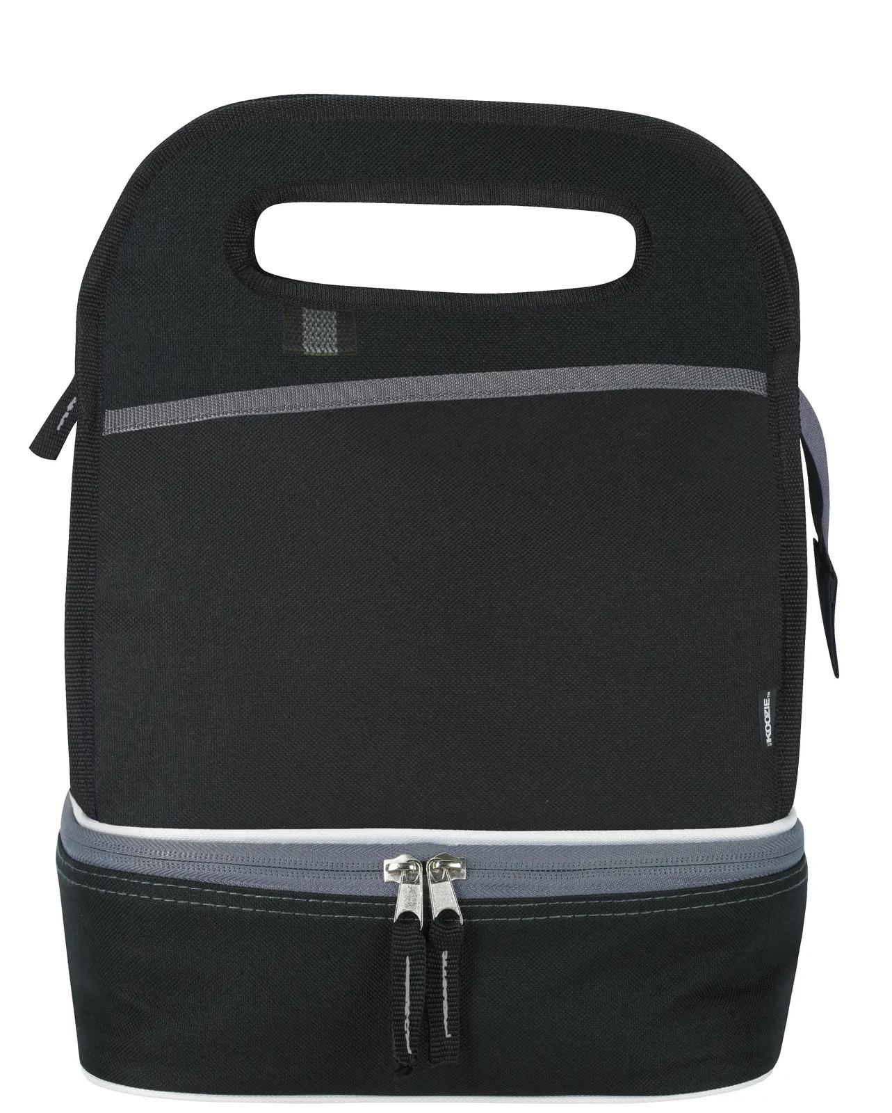 Duplex Lunch Cooler Dual Compartment PEVA Liner - 14 x 9.75 x 6.75 in - product view 2