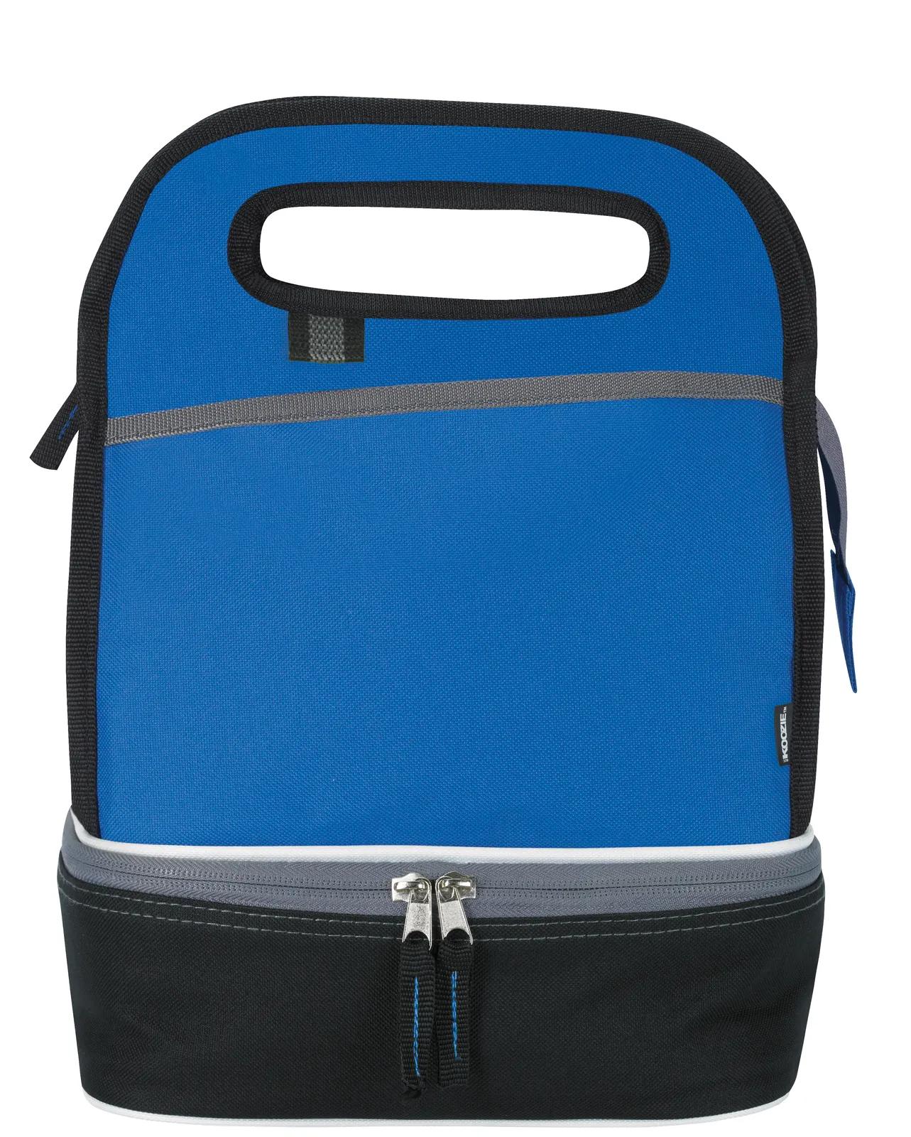 Duplex Lunch Cooler Dual Compartment PEVA Liner - 14 x 9.75 x 6.75 in - product view 4