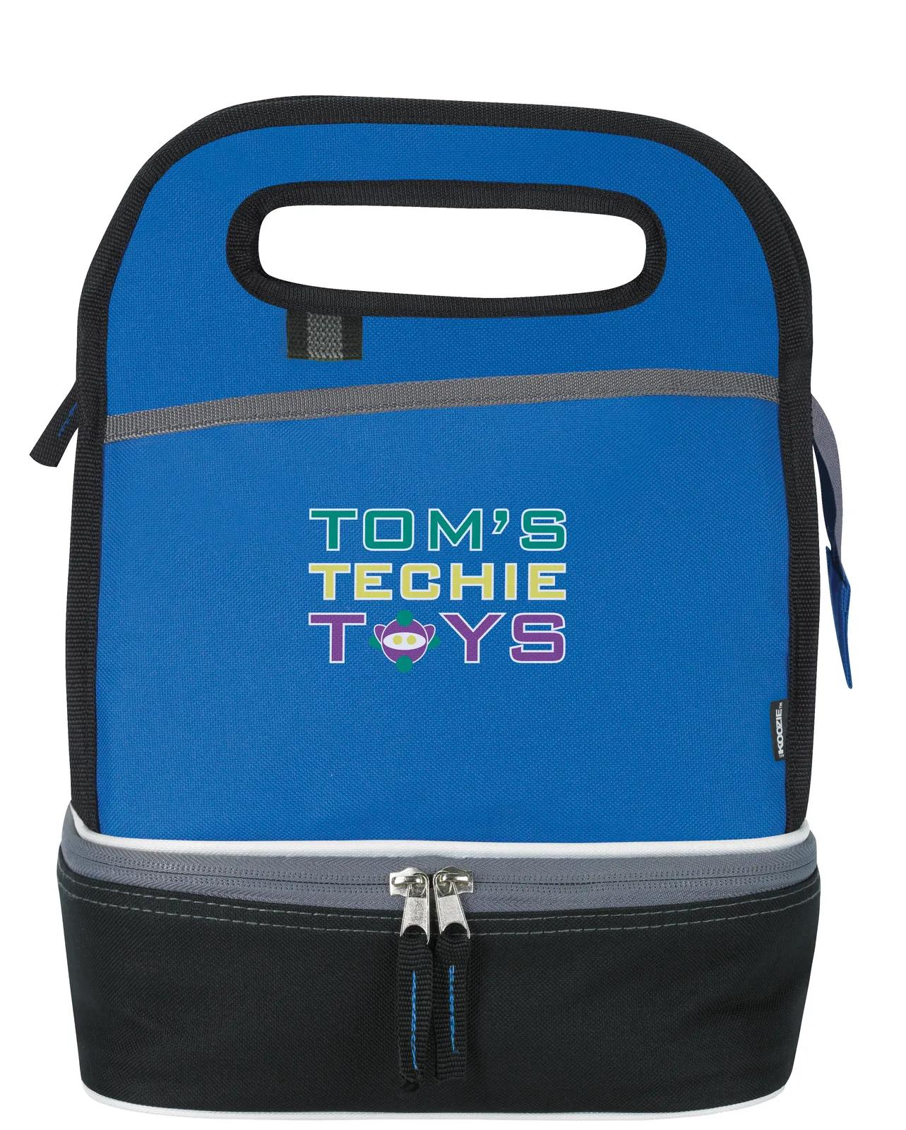 Duplex Lunch Cooler Dual Compartment PEVA Liner - 14 x 9.75 x 6.75 in - product view 7