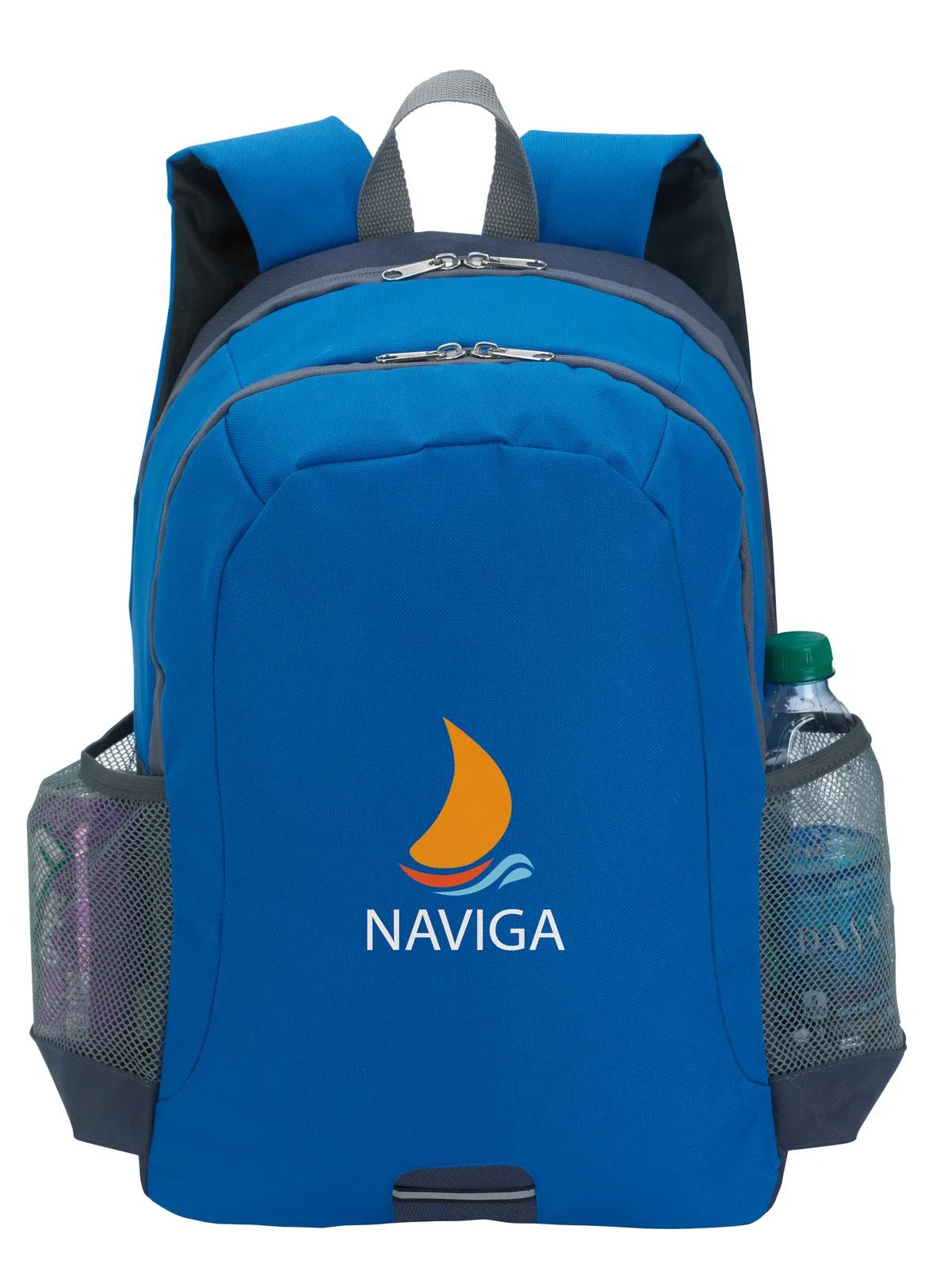 Sport Backpack Reflective Strap Padded Panel - 16 x 11 x 6 in - product view 8