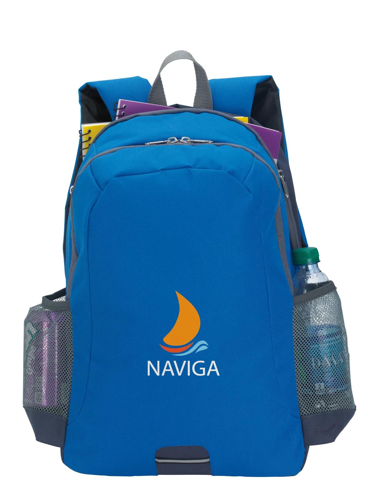 Sport Backpack Reflective Strap Padded Panel - 16 x 11 x 6 in - product view 9