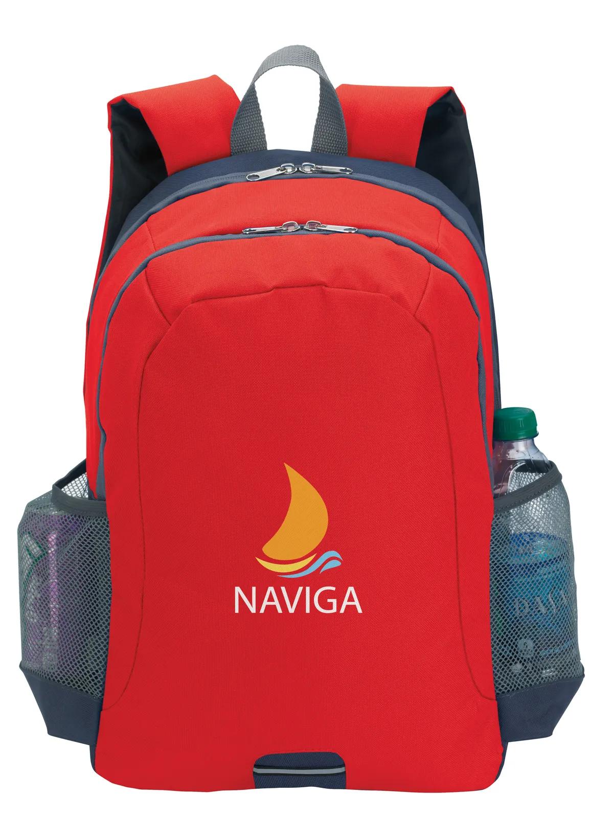 Sport Backpack Reflective Strap Padded Panel - 16 x 11 x 6 in - product view 11