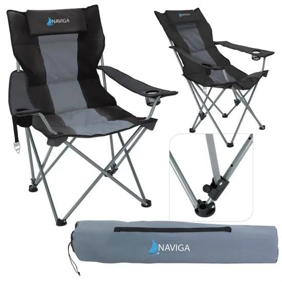 Reclining Chair Three Position Padded Headrest - 42 x 35.25 x 24 in