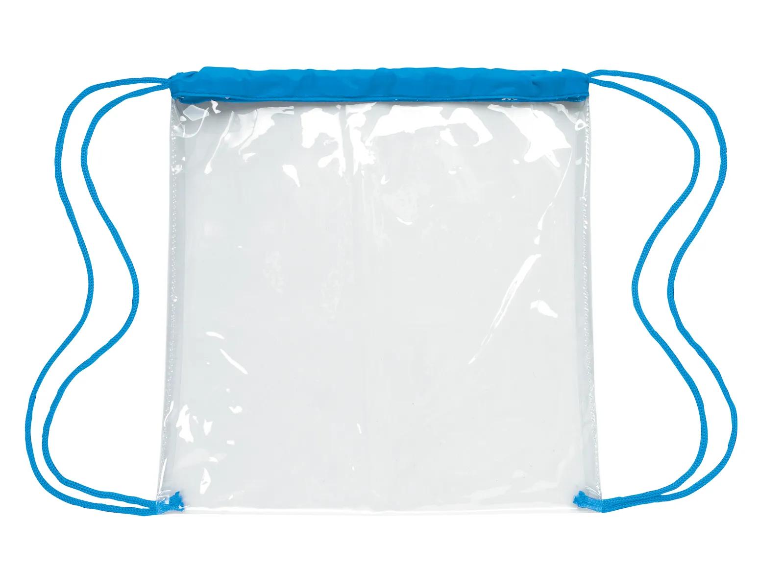 Clear Game Drawstring Backpack NFL Policy Compliant - 12 x 12 in - product view 13