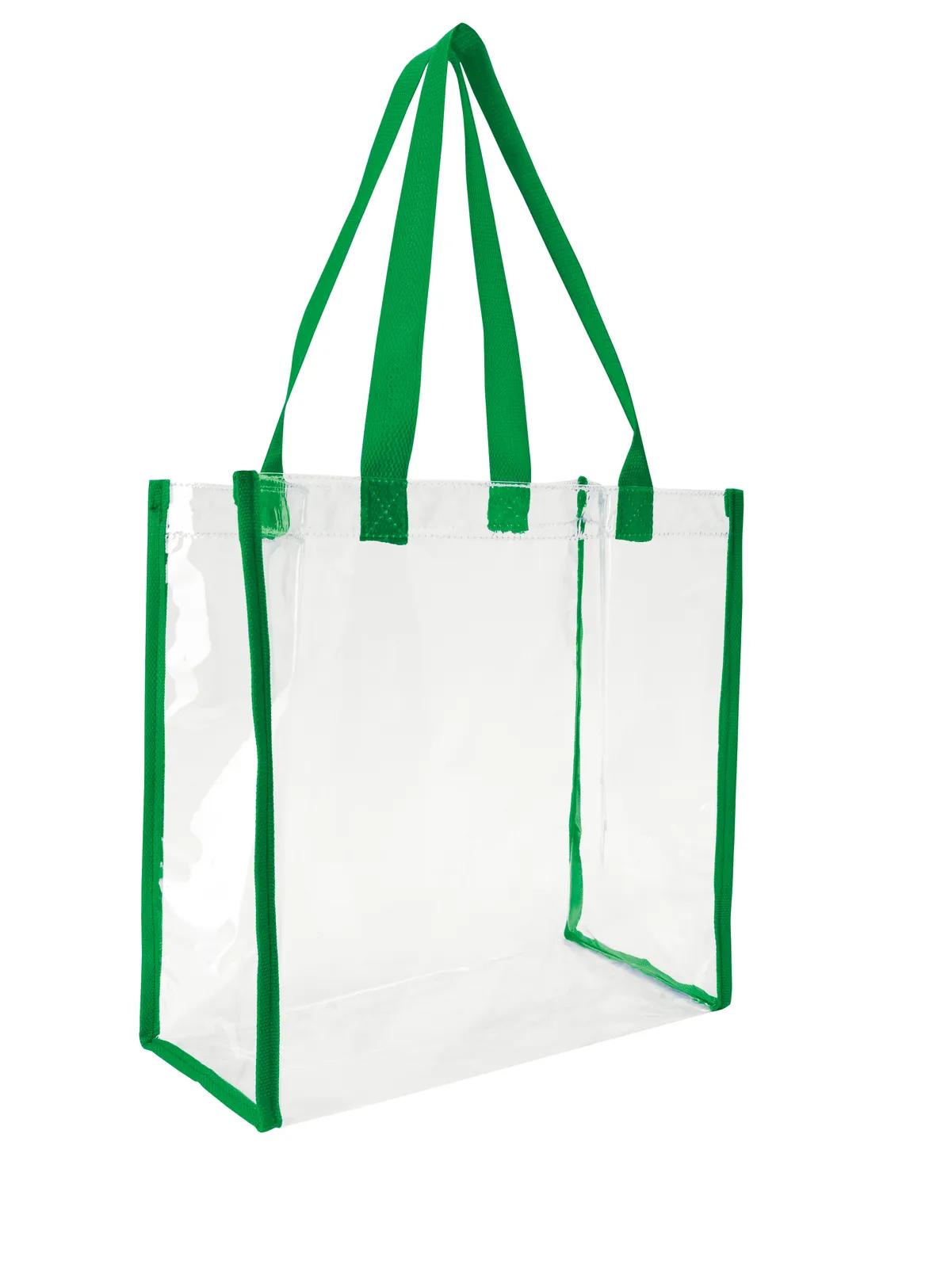 Clear Game Tote NFL Policy Compliant Open Compartment - 12 x 12 x 6 in - product view 3