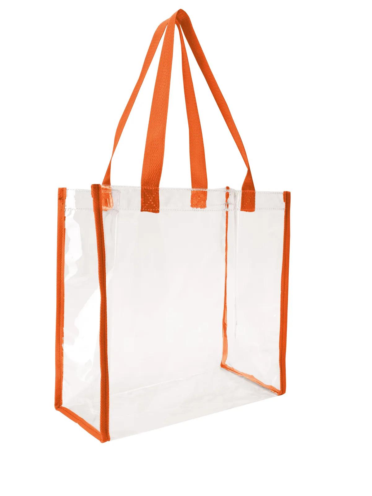 Clear Game Tote NFL Policy Compliant Open Compartment - 12 x 12 x 6 in - product view 11