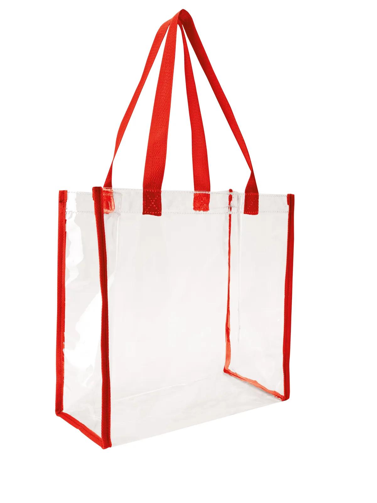 Clear Game Tote NFL Policy Compliant Open Compartment - 12 x 12 x 6 in - product view 13