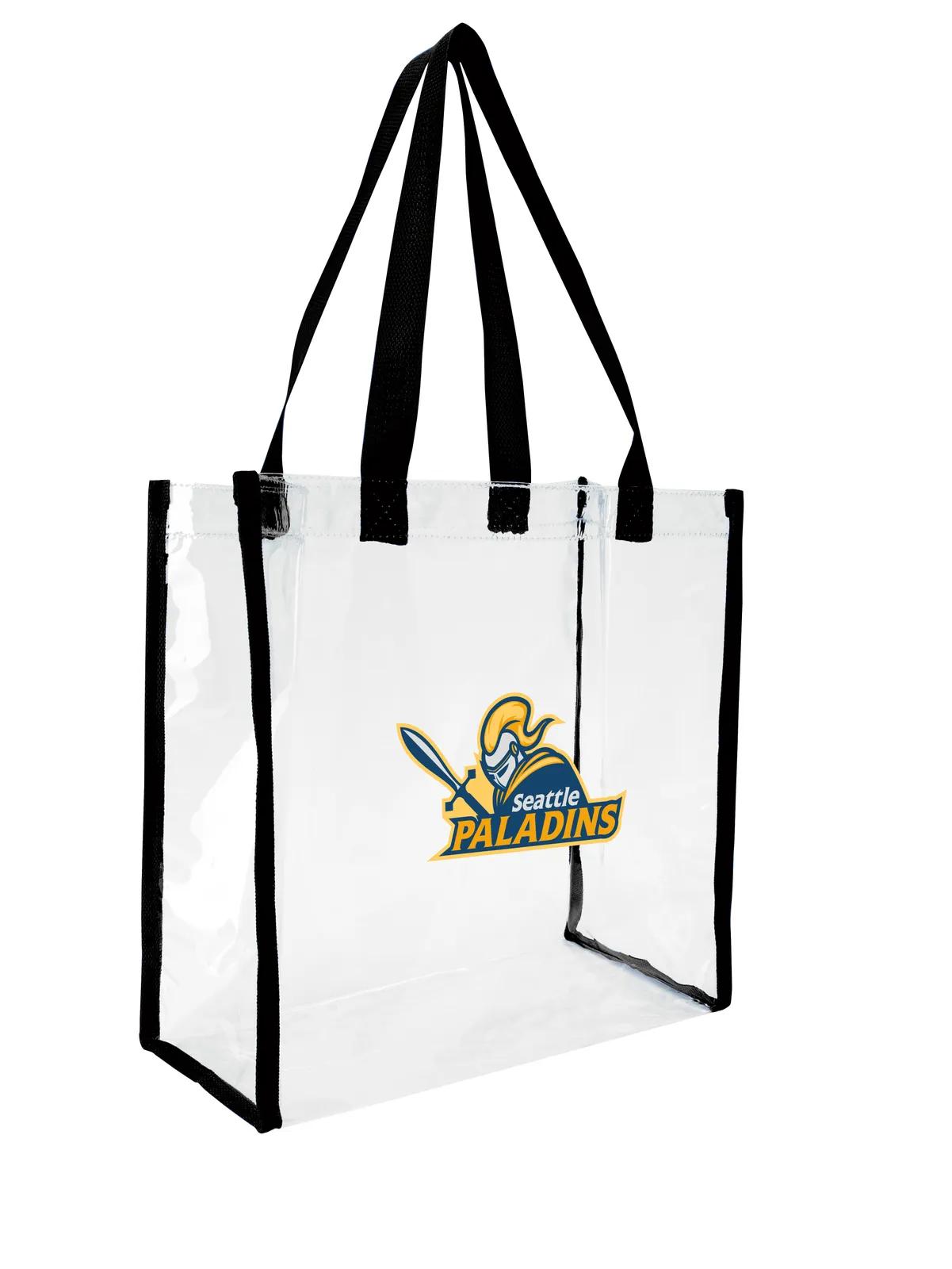 Clear Game Tote NFL Policy Compliant Open Compartment - 12 x 12 x 6 in - product view 25