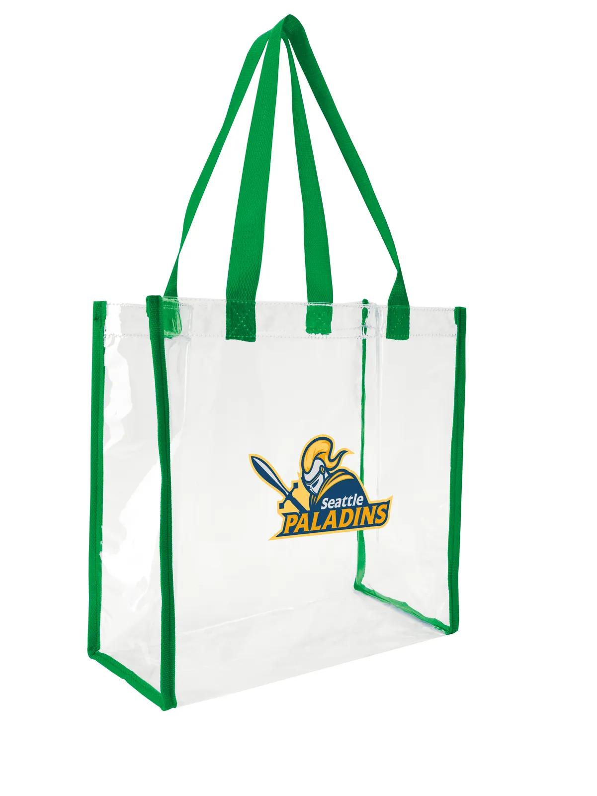 Clear Game Tote NFL Policy Compliant Open Compartment - 12 x 12 x 6 in - product view 27