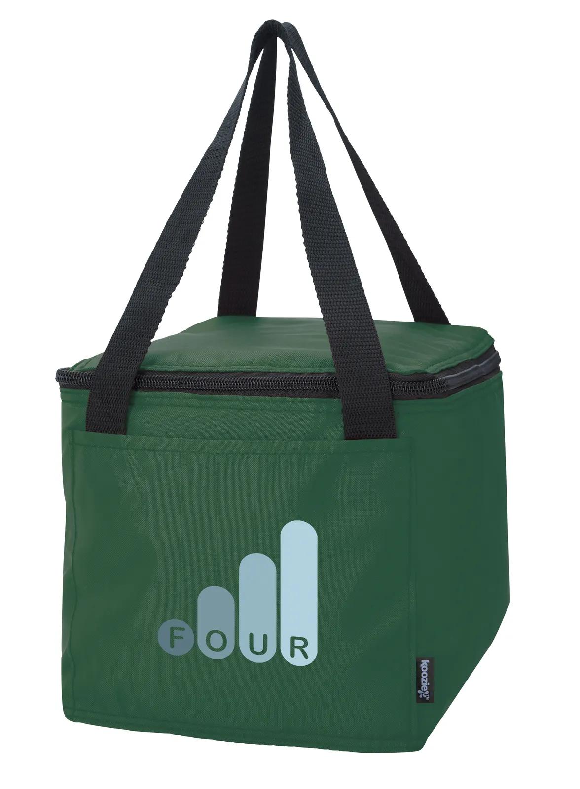 Square Cooler PEVA Liner Heat Sealed Front Pocket - 8 x 8 x 8 in - product view 3