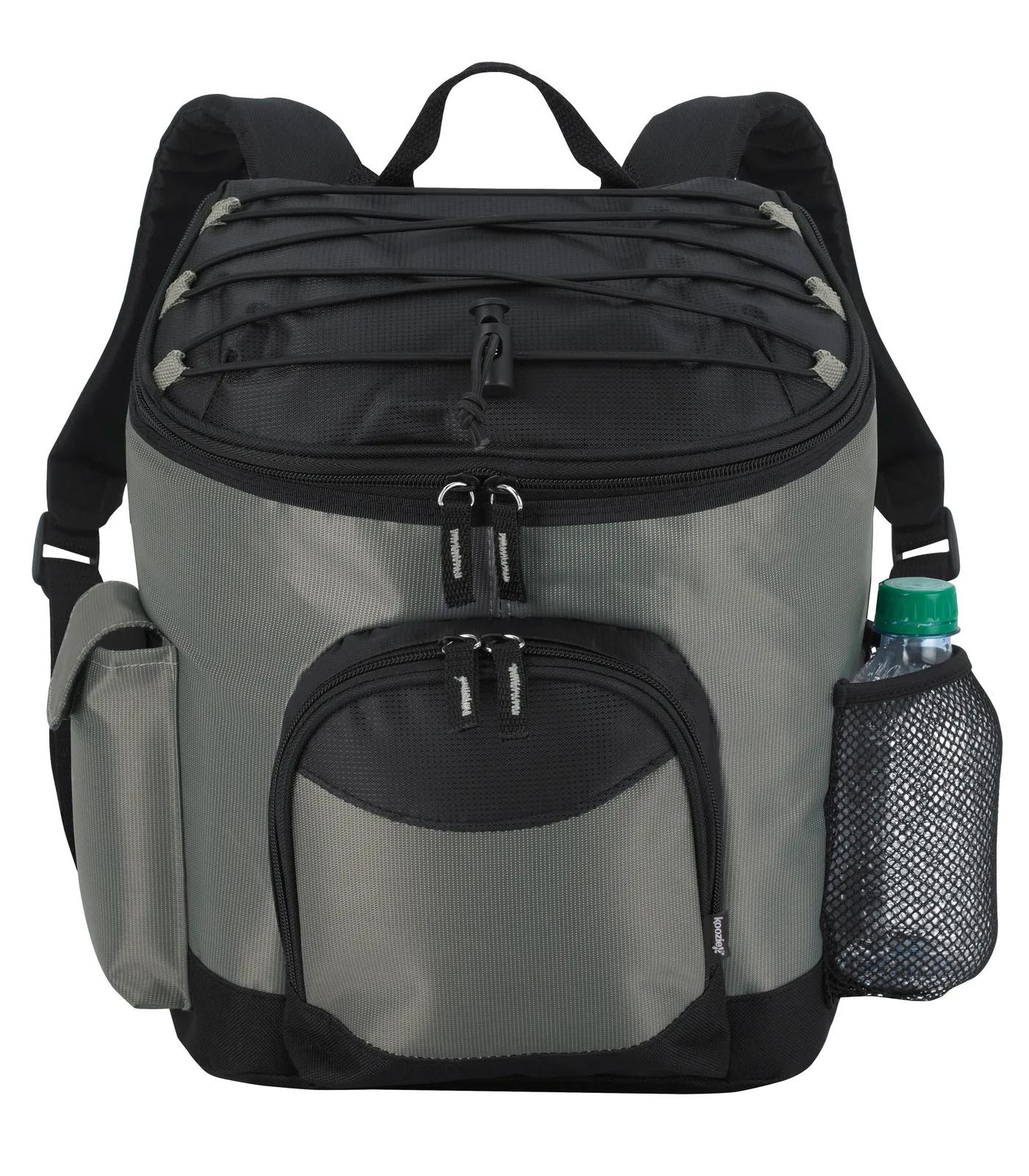 Cooler Backpack 10 Can Capacity Phone Side Pocket - 13.25 x 10.5 x 6.625 in - product view 3