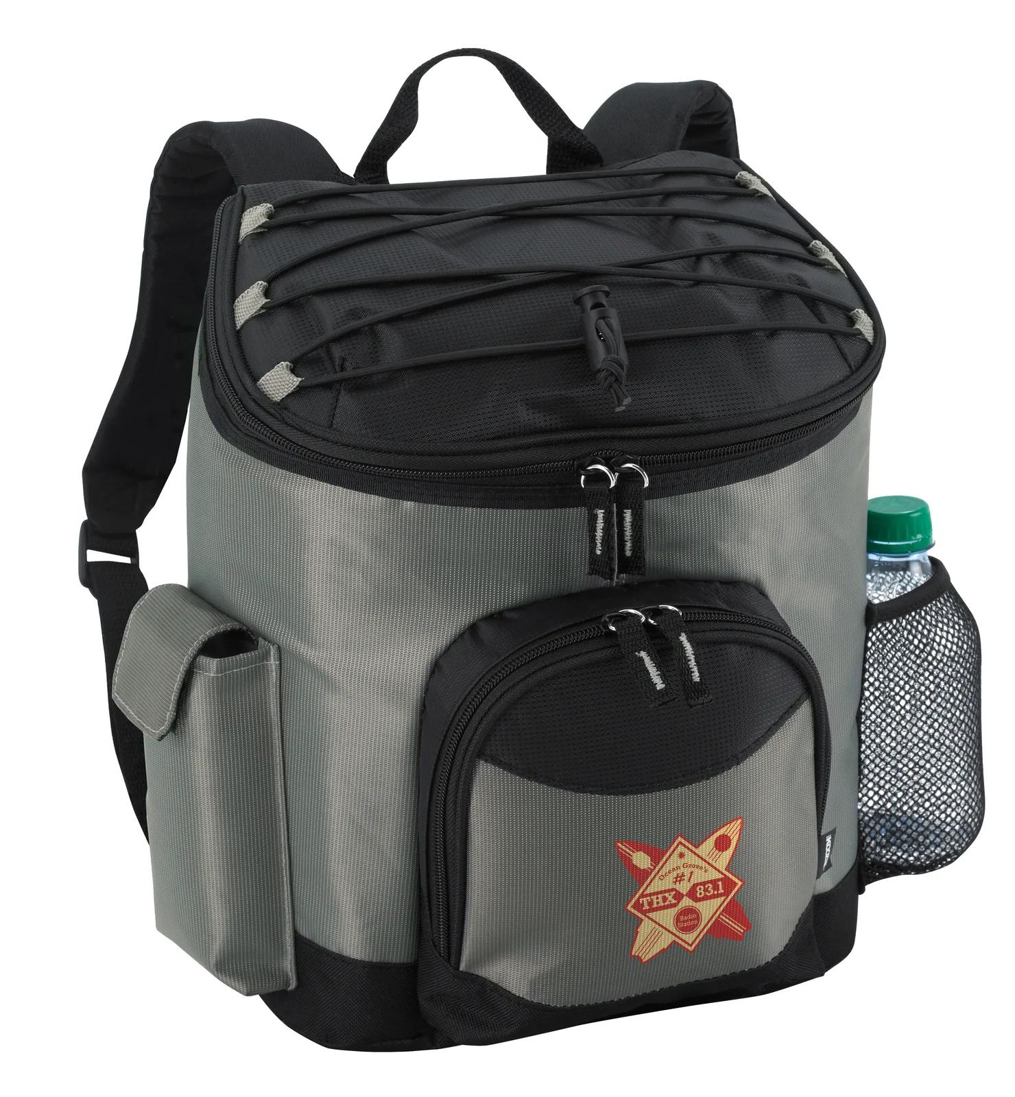 Cooler Backpack 10 Can Capacity Phone Side Pocket - 13.25 x 10.5 x 6.625 in - product view 9