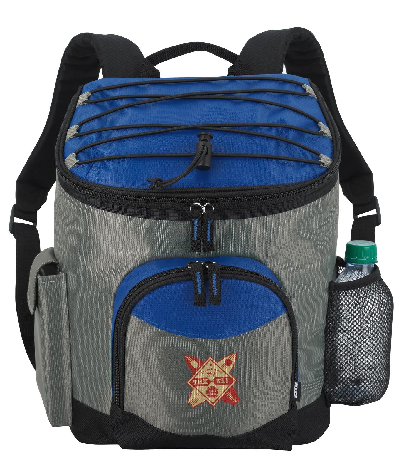 Cooler Backpack 10 Can Capacity Phone Side Pocket - 13.25 x 10.5 x 6.625 in - product view 12