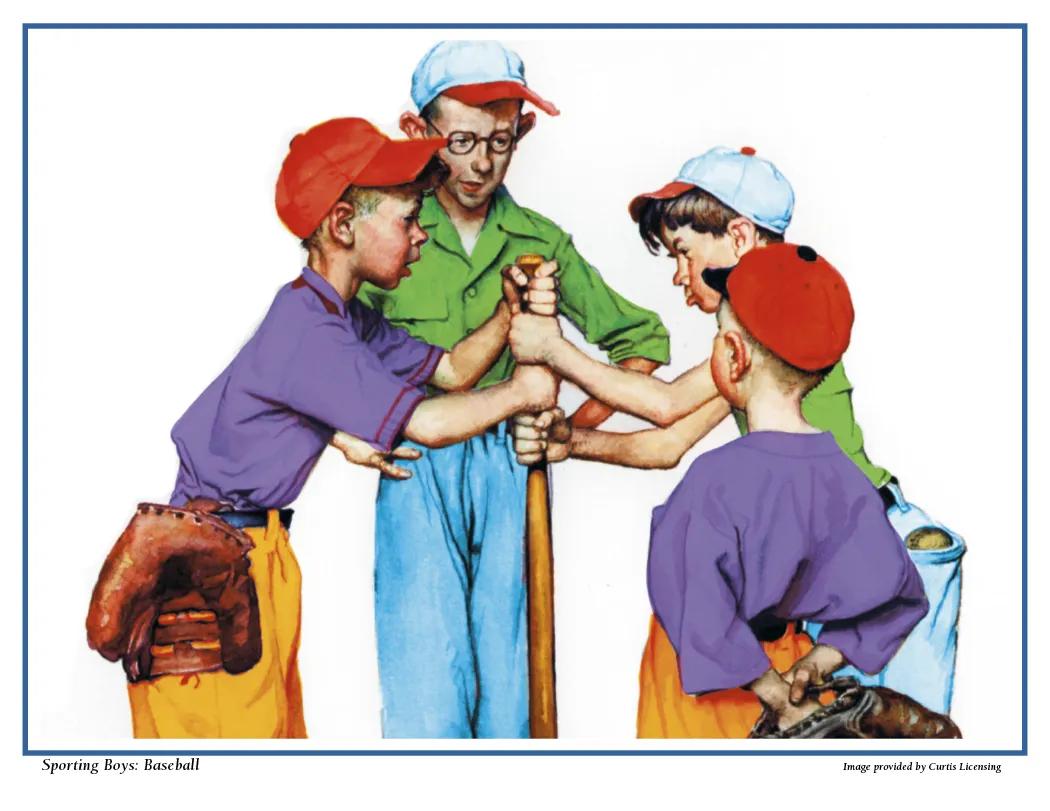 Norman Rockwell Wall Calendar FSC Paper UV Coated - 16.75 x 11 in - product view 10