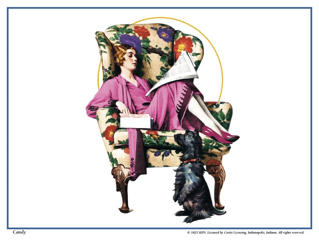 Norman Rockwell Wall Calendar FSC Paper UV Coated - 16.75 x 11 in - product view 13