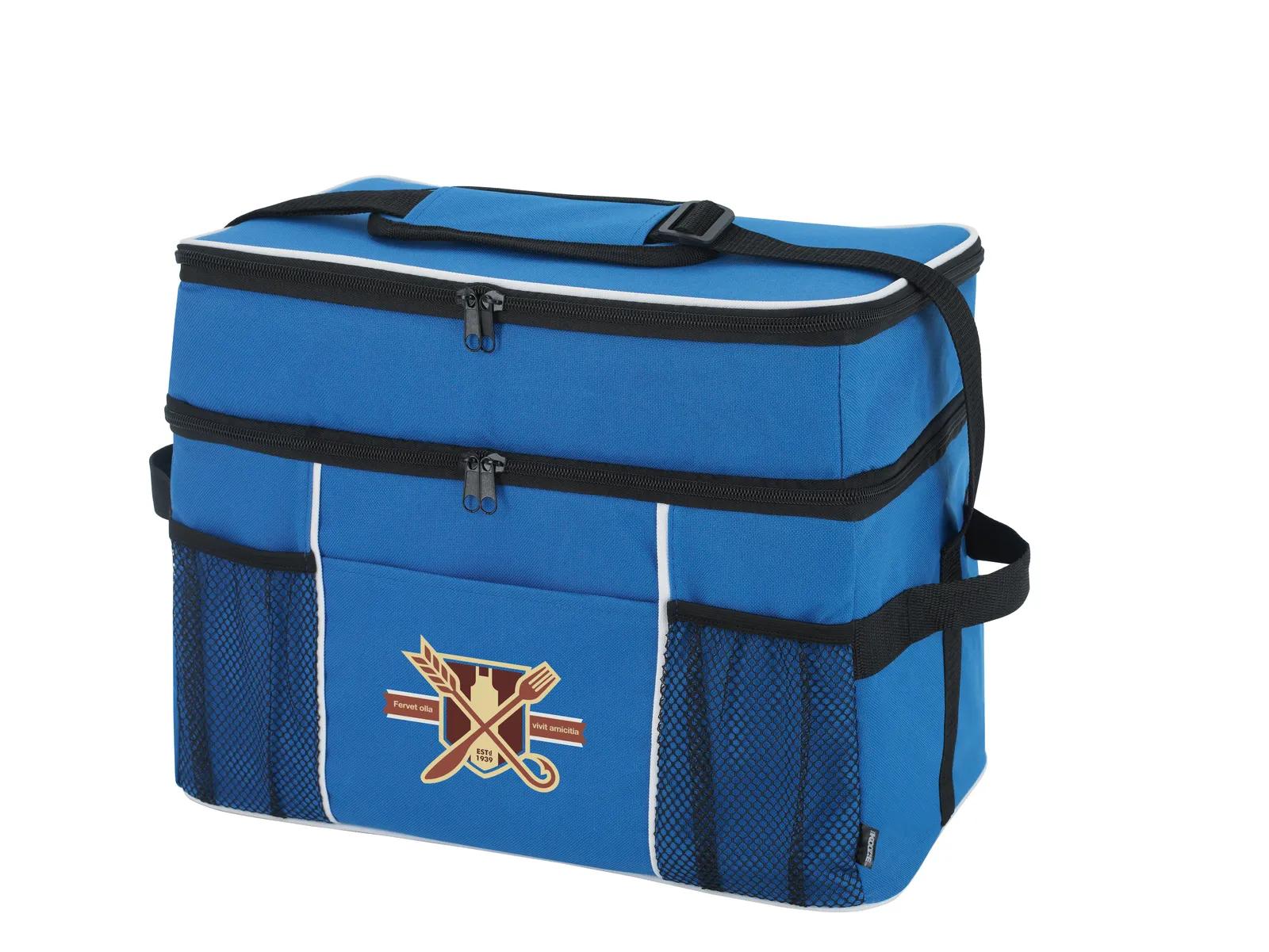 Double Compartment Cooler Bag 30 Can - 11 x 14 x 8.5 in - product view 4