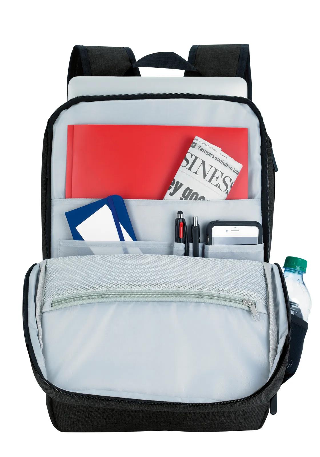 Business Backpack Padded Laptop Compartment - 17.375 x 11 in - product view 19