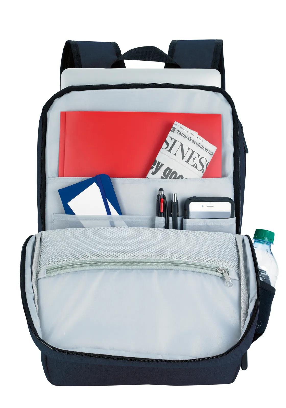 Business Backpack Padded Laptop Compartment - 17.375 x 11 in - product view 32