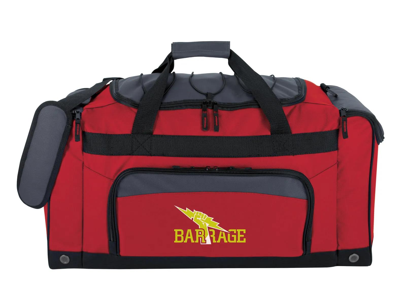 Bungee Top Duffel Bag 600D Polyester - 9.5 x 23.625 x 11 in - product view 9