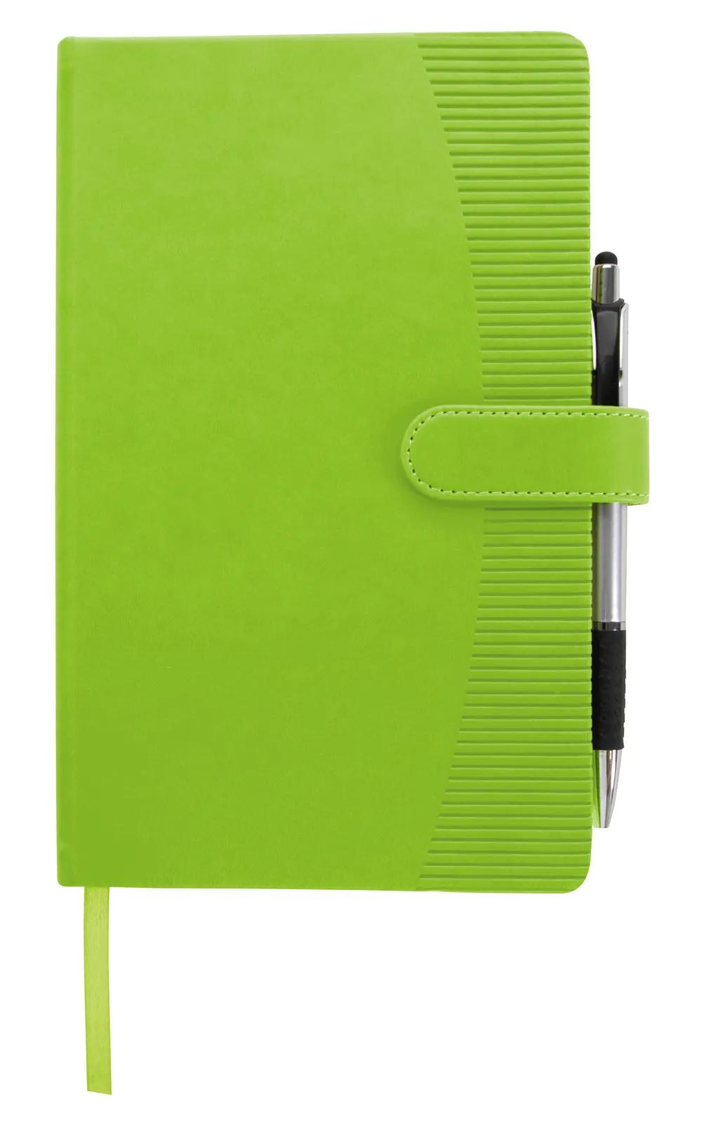 Leatherette Journal Magnetic Closure Striped Edge - 8.25 x 5.875 in - product view 4
