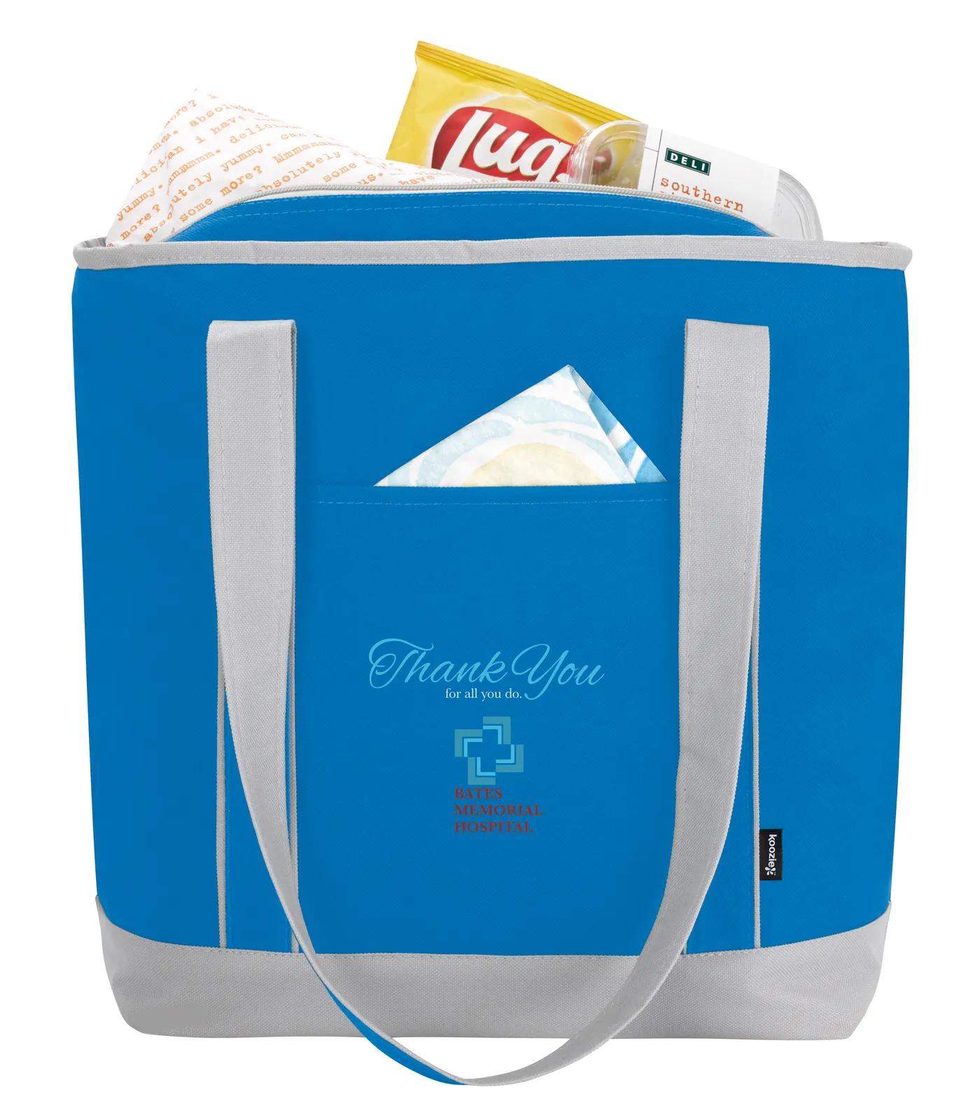 Insulated Cooler Tote PEVA Liner 600D Polyester - 14 x 16.875 in - product view 4