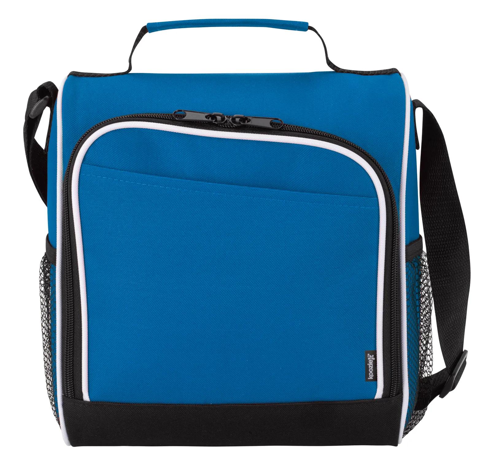 Front Opening Cooler White Piping PEVA Liner - 10.25 x 8.875 in - product view 2