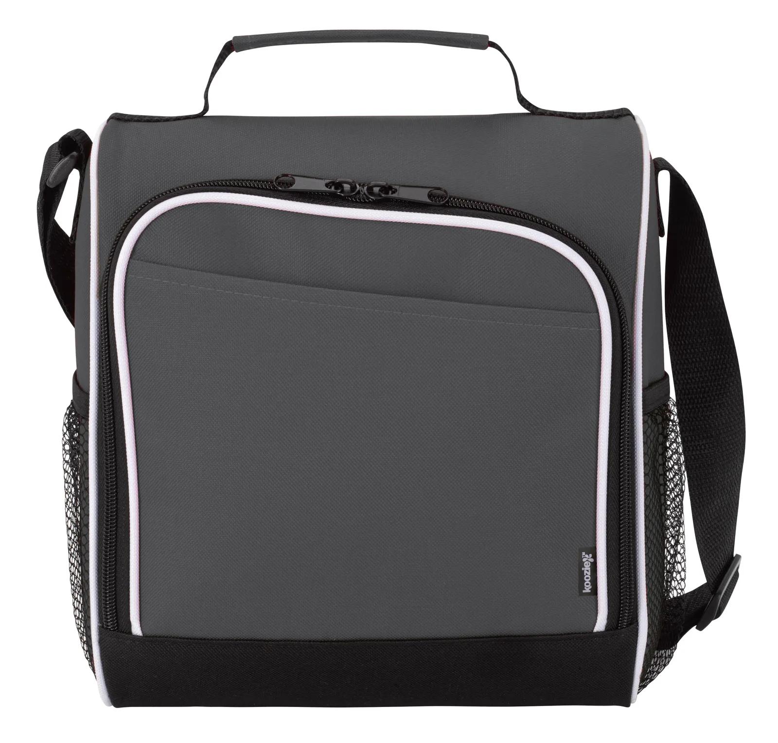 Front Opening Cooler White Piping PEVA Liner - 10.25 x 8.875 in - product view 3