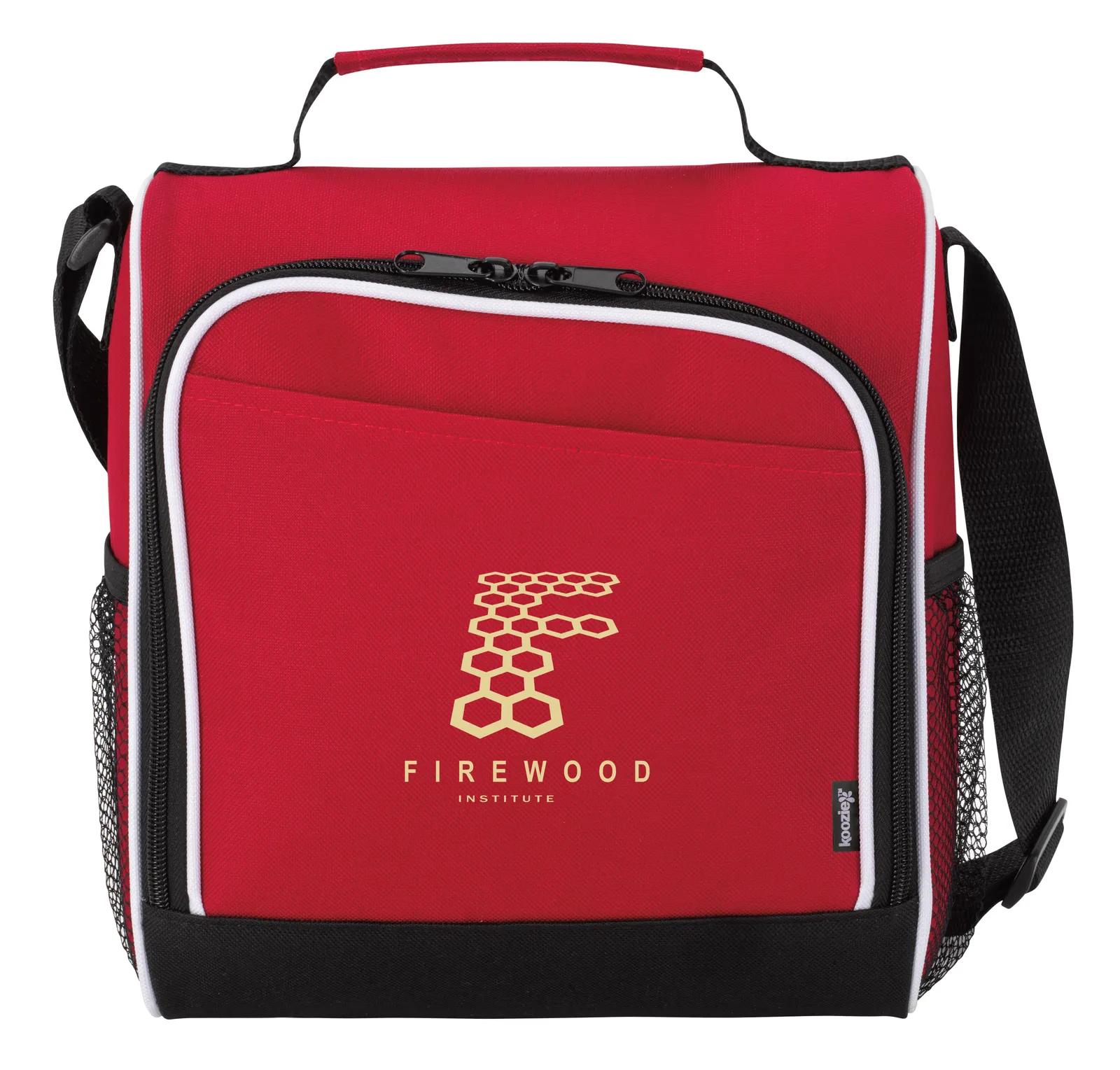 Front Opening Cooler White Piping PEVA Liner - 10.25 x 8.875 in - product view 8