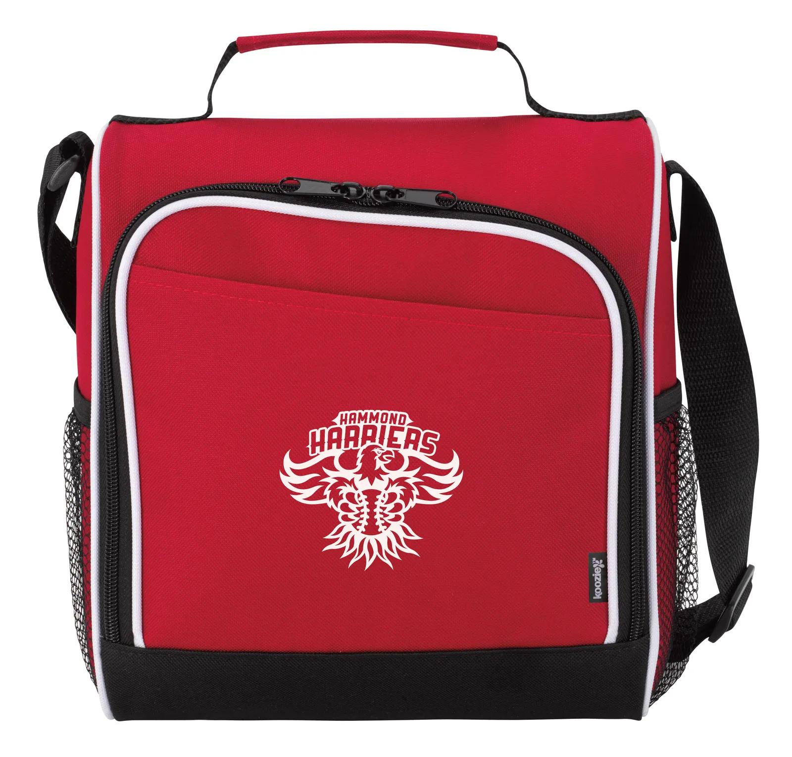 Front Opening Cooler White Piping PEVA Liner - 10.25 x 8.875 in - product view 9