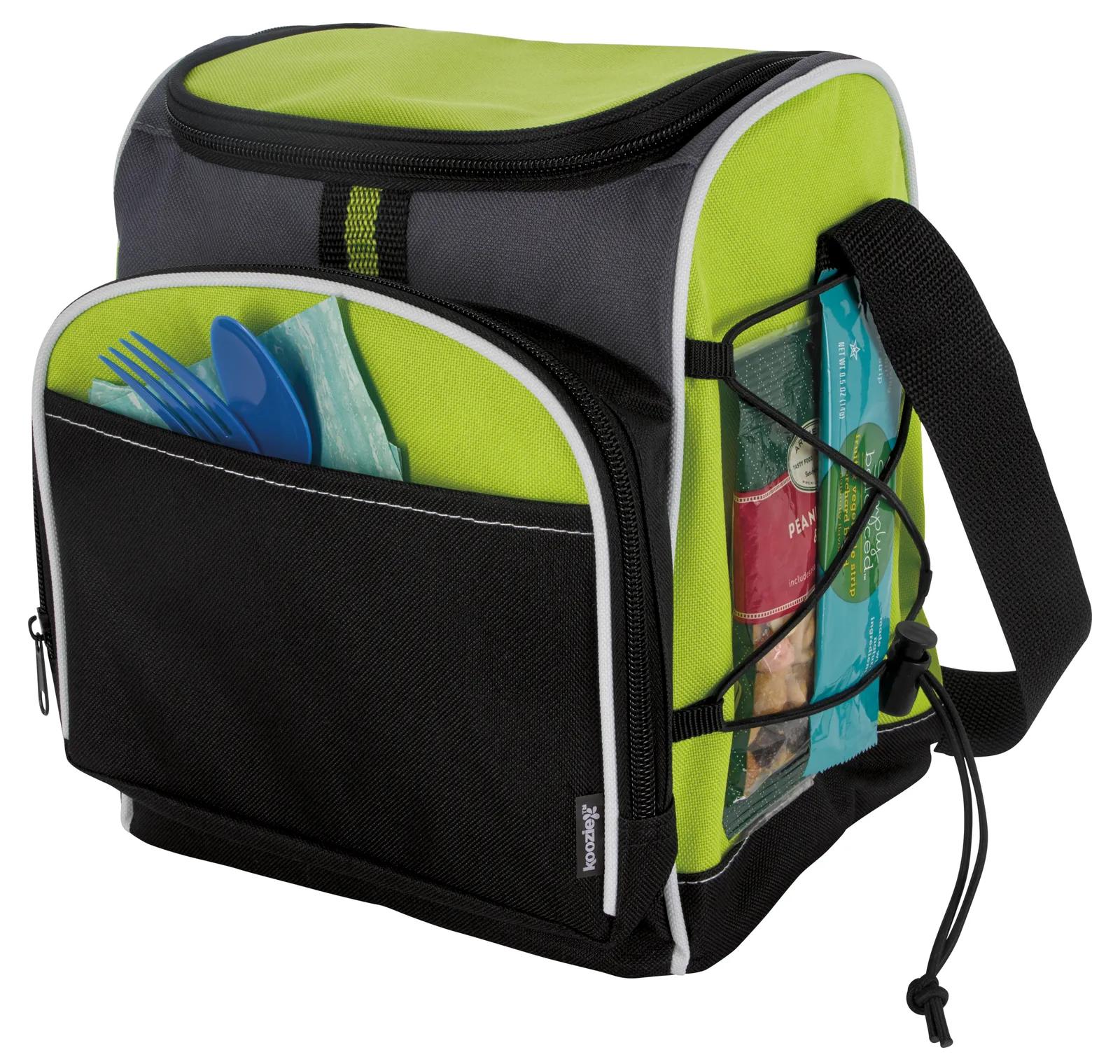 Bungee Cooler Bag Side Mesh Pocket 600D - 10 x 8.25 x 8.5 in - product view 4