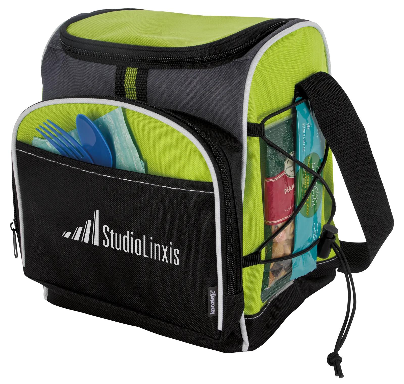 Bungee Cooler Bag Side Mesh Pocket 600D - 10 x 8.25 x 8.5 in - product view 9