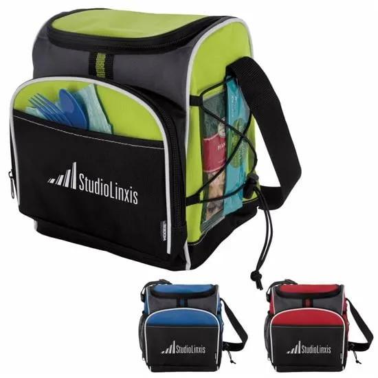Bungee Cooler Bag Side Mesh Pocket 600D - 10 x 8.25 x 8.5 in
