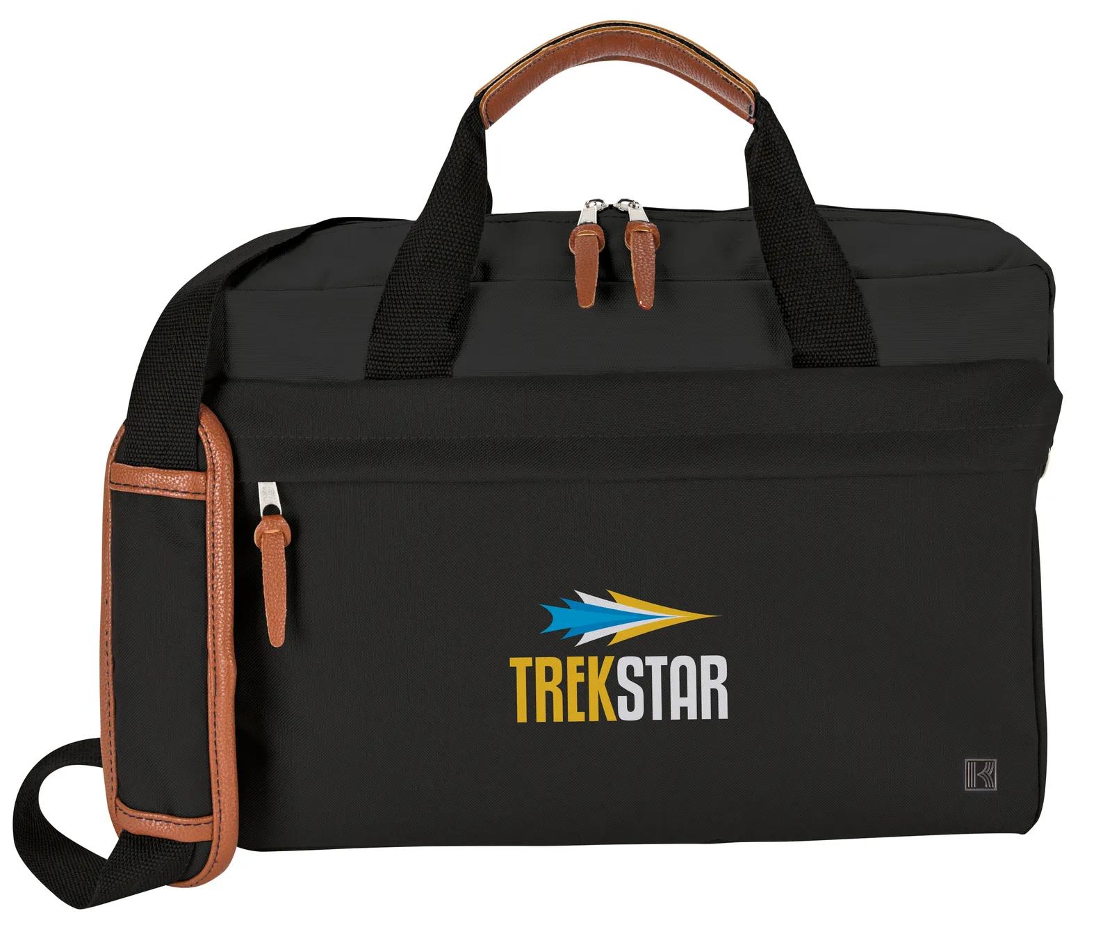 Laptop Briefcase PU Accents Padded Sleeve - 11 x 15.5 x 3.875 in - product view 6