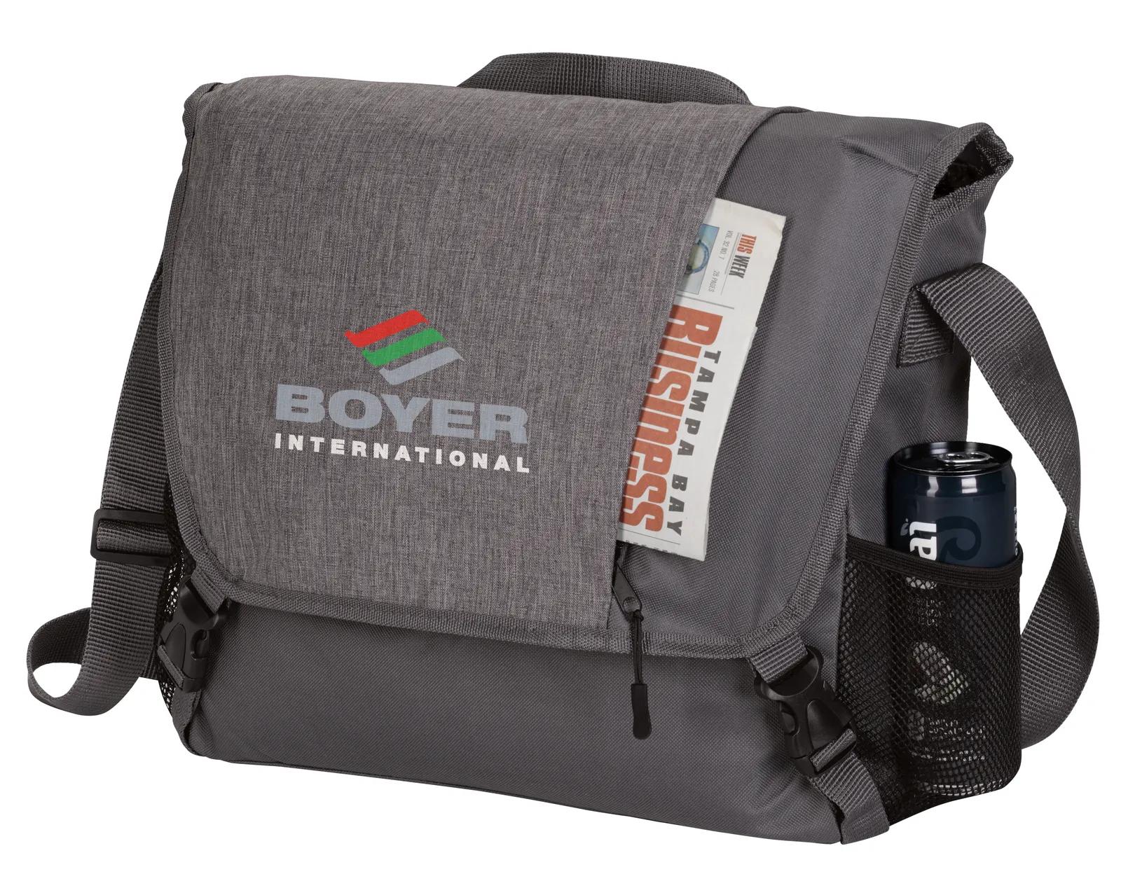 Fold Over Messenger Bag Laptop Sleeve 15 Inch - 12.75 x 14.125 x 4.875 in - product view 4