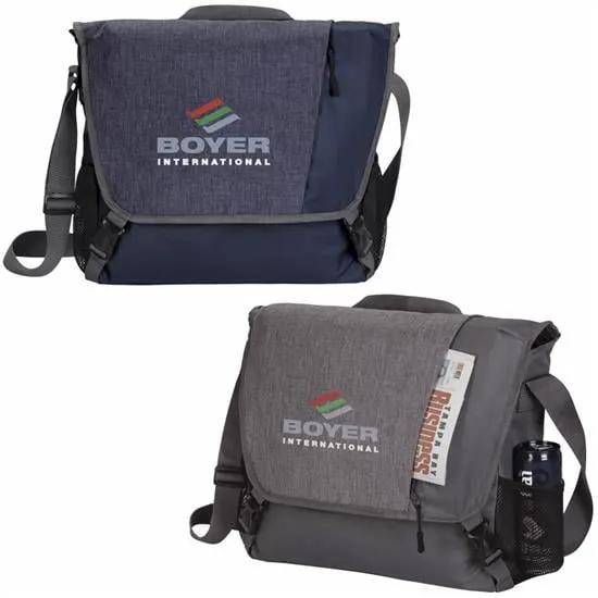 Fold Over Messenger Bag Laptop Sleeve 15 Inch - 12.75 x 14.125 x 4.875 in