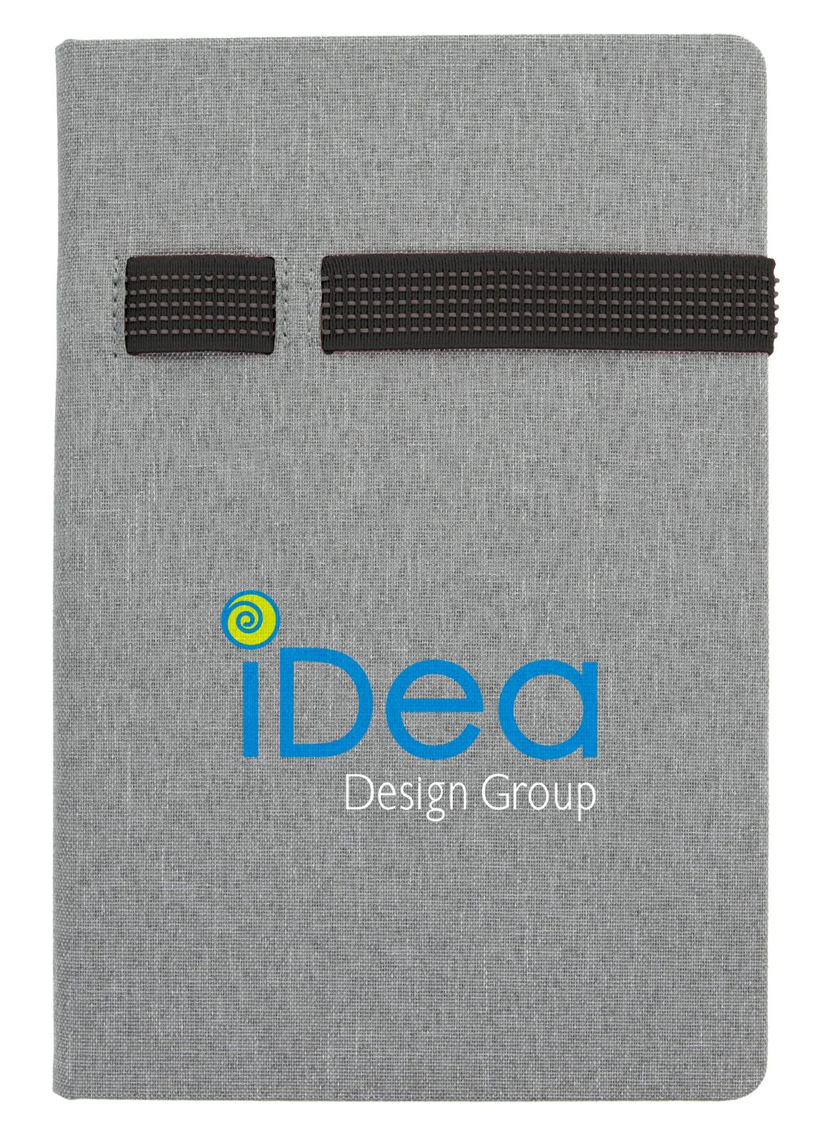 Two-Tone Journal Elastic Band Closure 80 Sheets - 8.5 x 5.75 in - product view 6