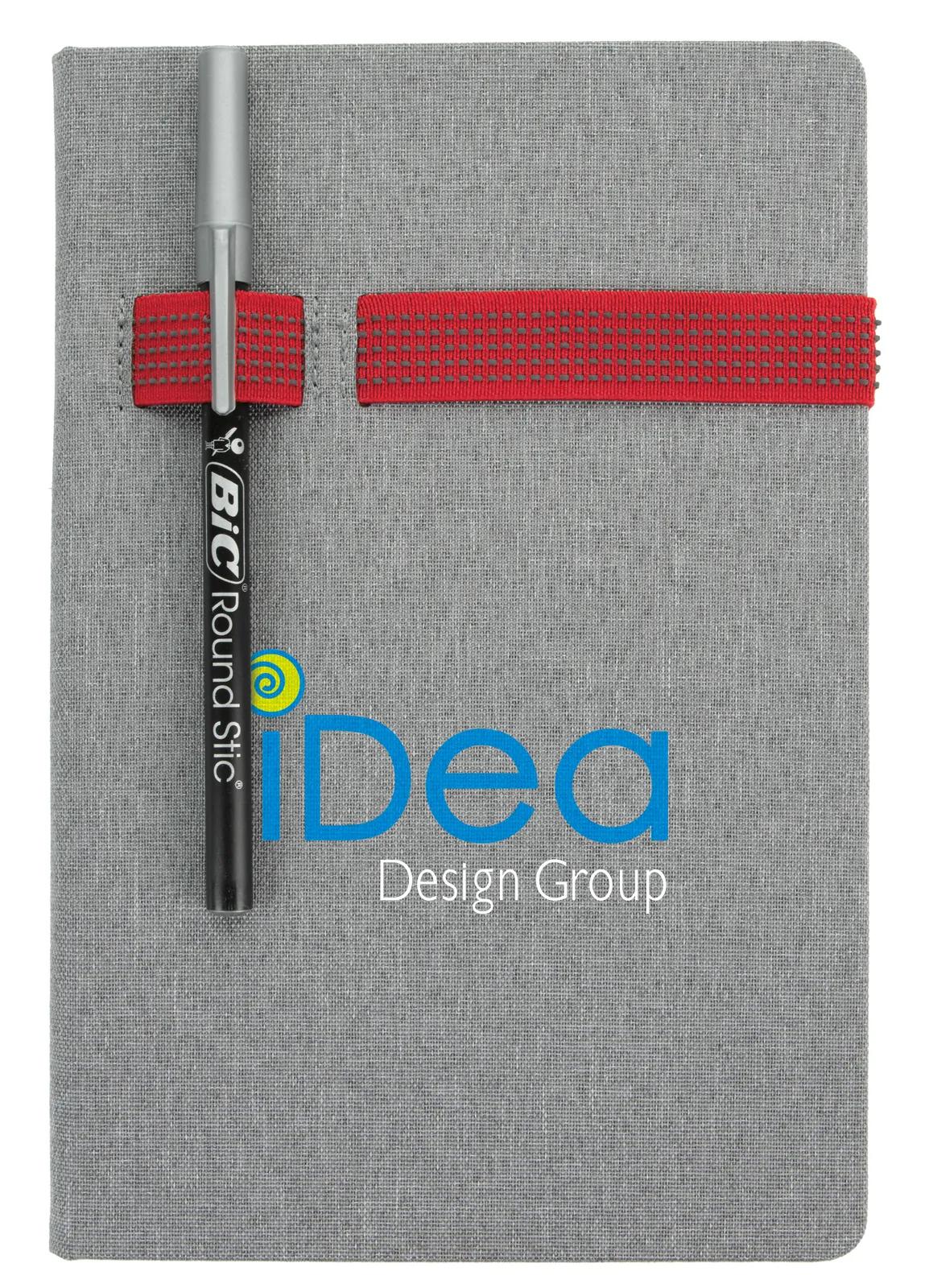 Two-Tone Journal Elastic Band Closure 80 Sheets - 8.5 x 5.75 in - product view 9