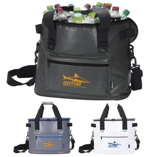 Tarpaulin Cooler 36 Can Capacity Bottle Openers - 15 x 18.5 x 9.75 in