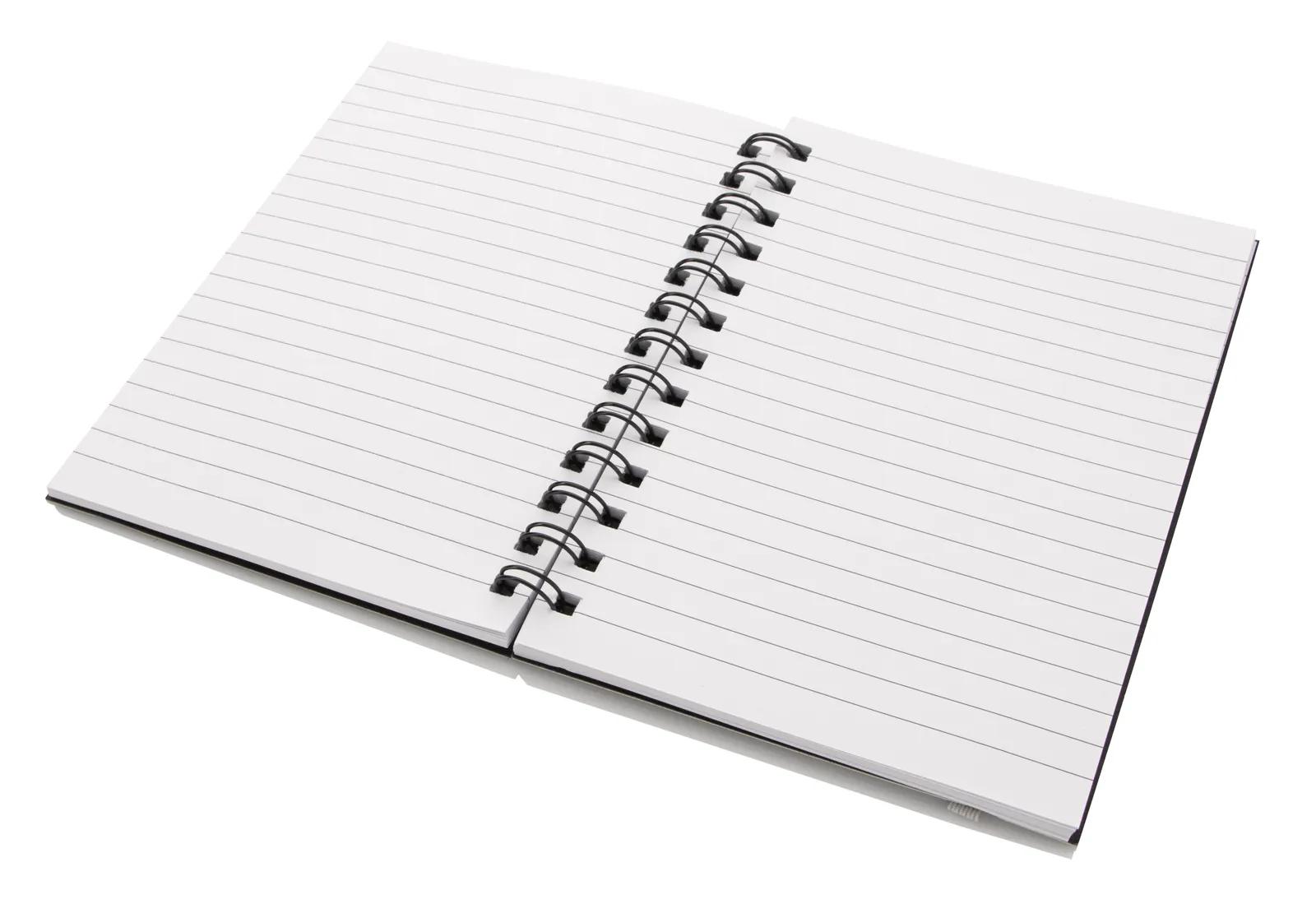 Soft Cover Spiral Notebook Leatherette Elastic Band - 7 x 5.25 in - product view 8