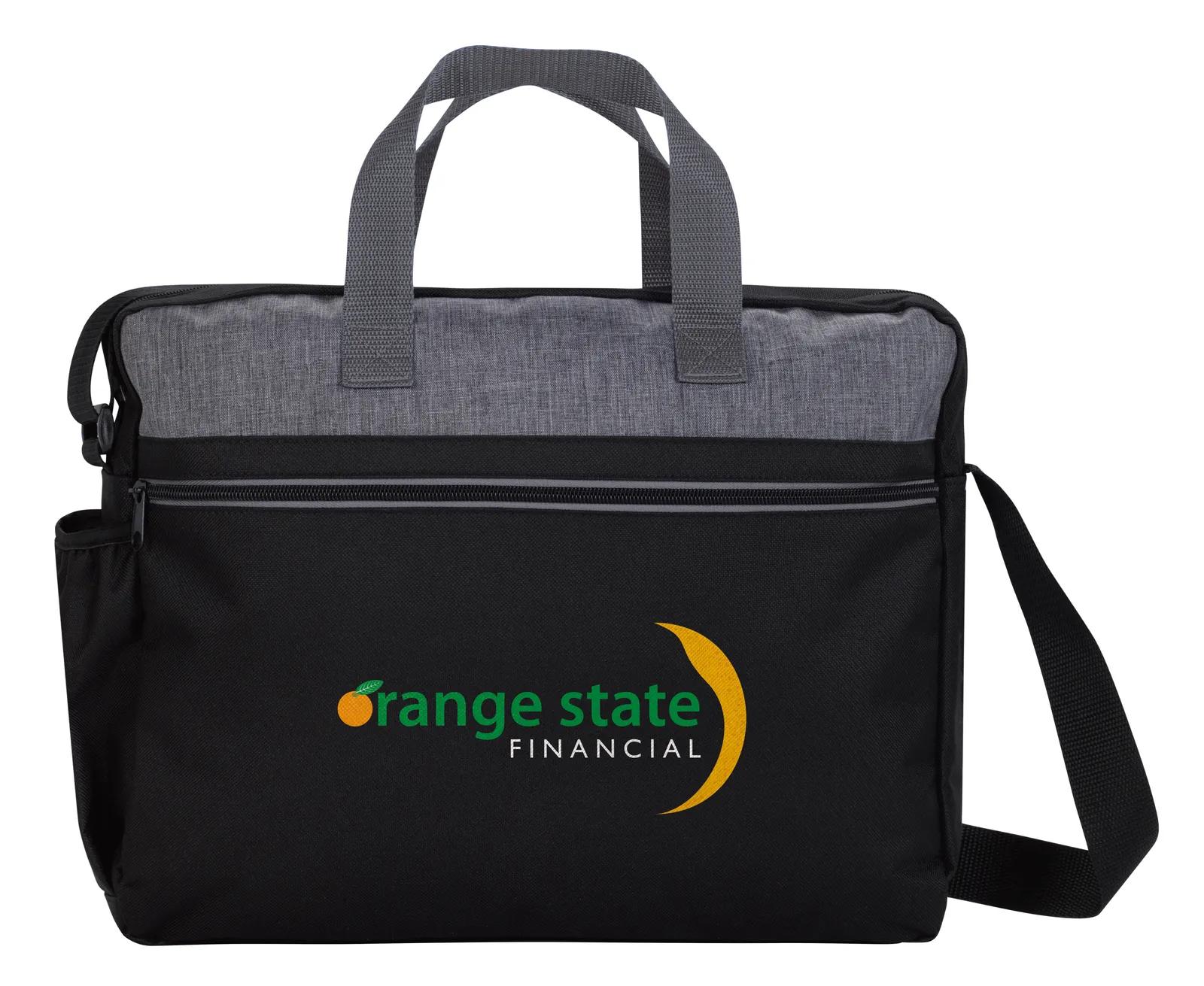 Briefcase Laptop Bag 14 Inch Adjustable Strap - 12.25 x 15 x 3 in - product view 2