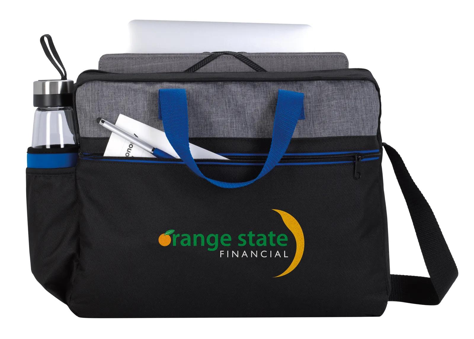 Briefcase Laptop Bag 14 Inch Adjustable Strap - 12.25 x 15 x 3 in - product view 3