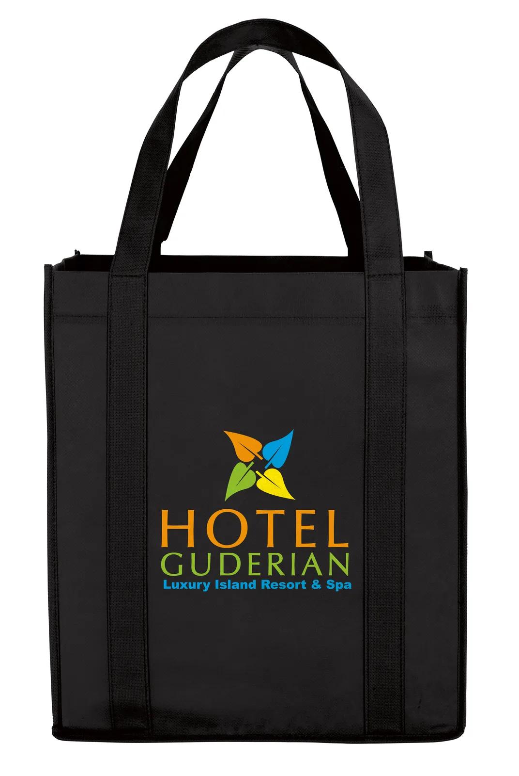 Mega Grocery Tote Reinforced Bottom Non-Woven - 15 x 13 x 10 in - product view 9