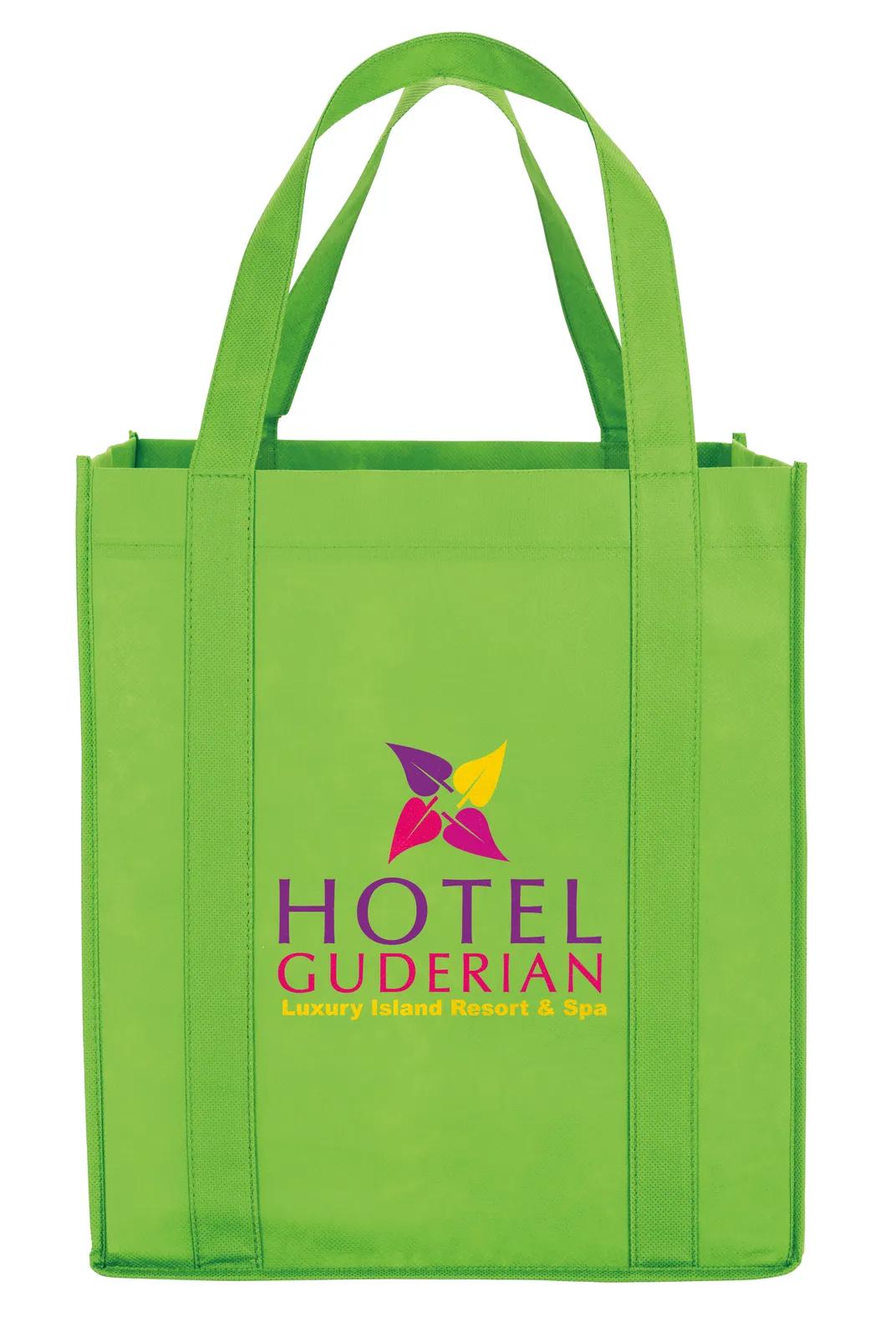 Mega Grocery Tote Reinforced Bottom Non-Woven - 15 x 13 x 10 in - product view 12