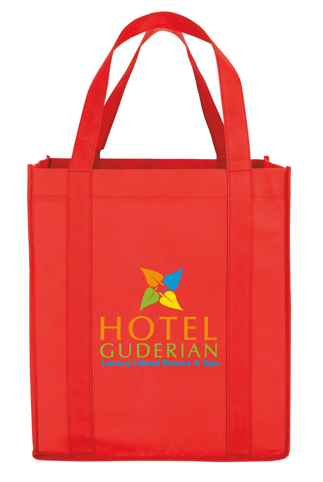 Mega Grocery Tote Reinforced Bottom Non-Woven - 15 x 13 x 10 in - product view 16