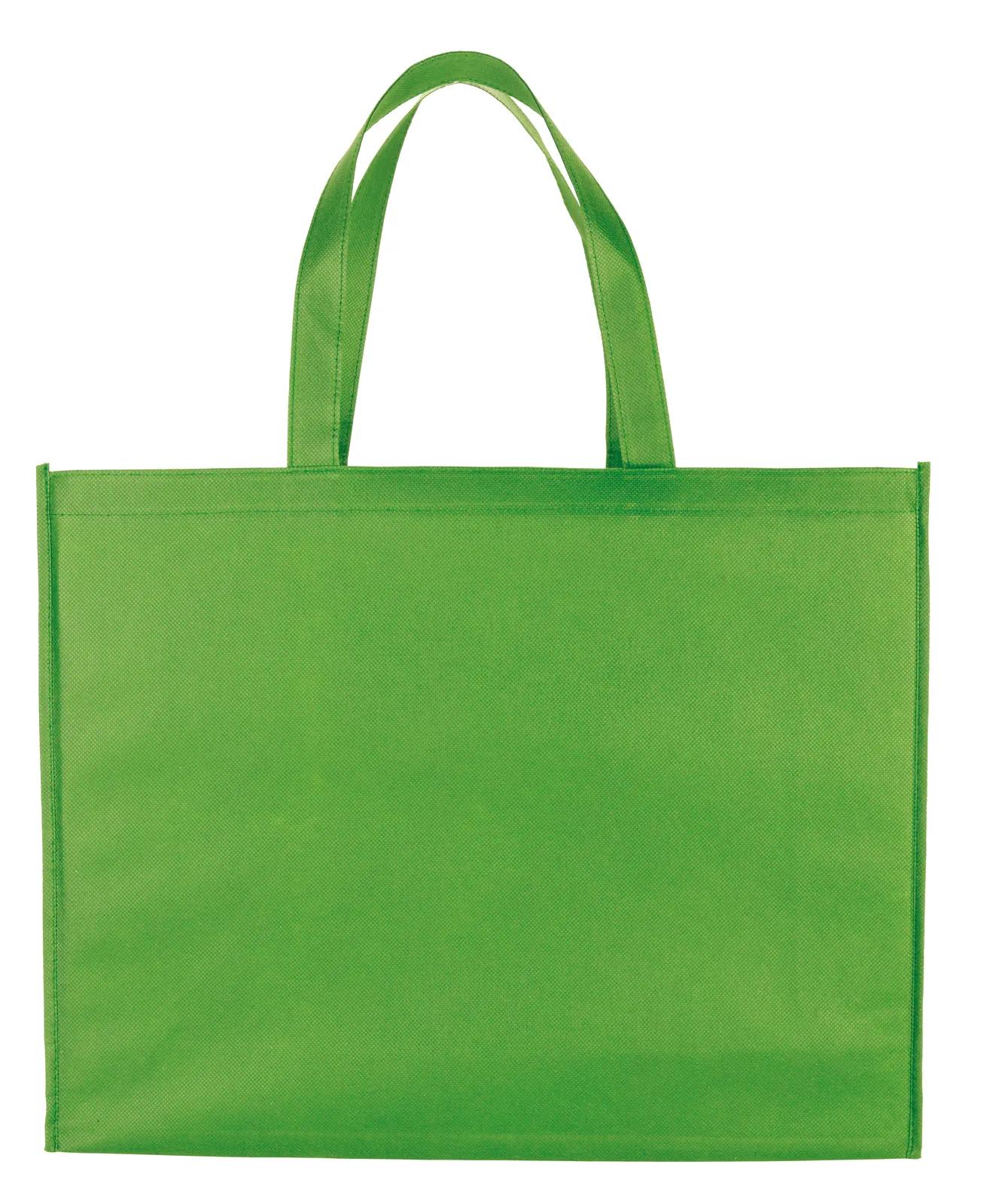 Non-Woven Shopper Tote Gusseted Bottom Reusable - 16 x 20 x 6 in - product view 3