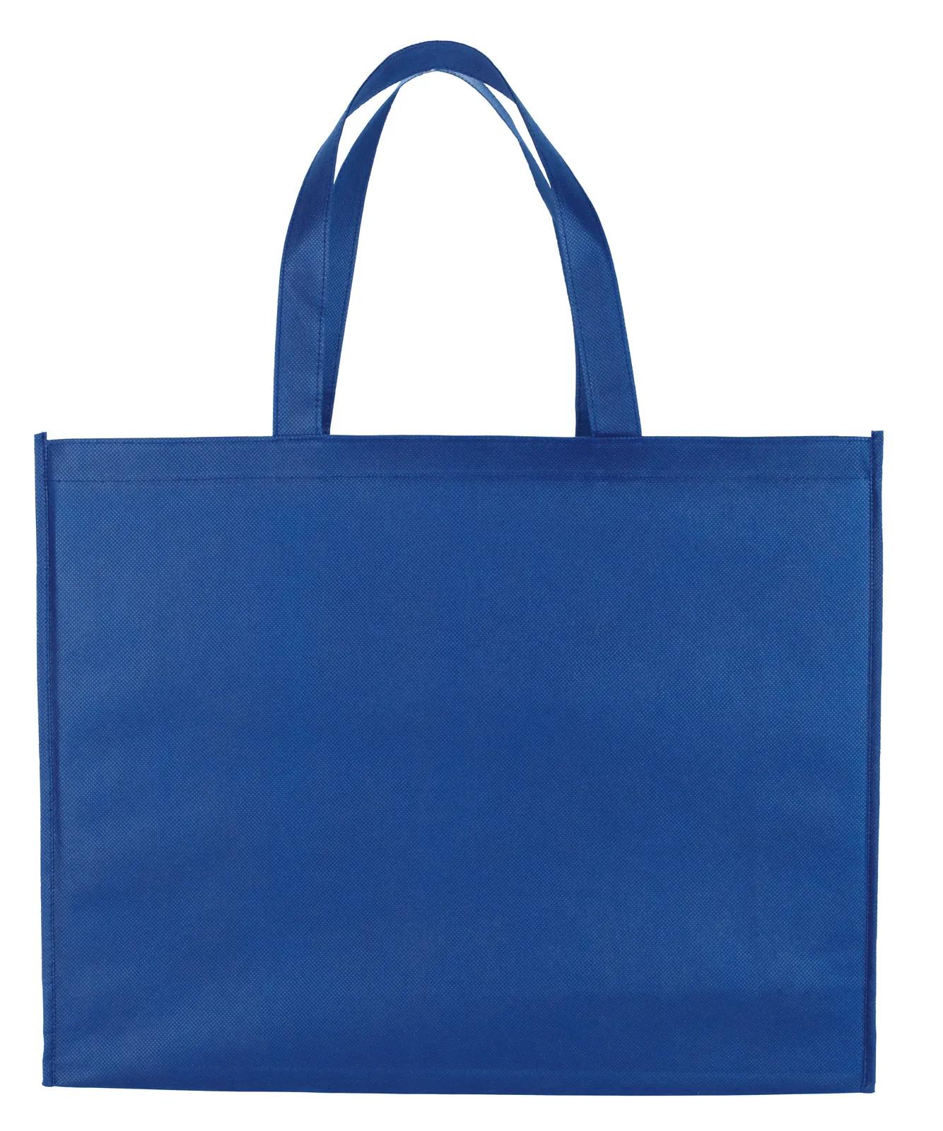 Non-Woven Shopper Tote Gusseted Bottom Reusable - 16 x 20 x 6 in - product view 5